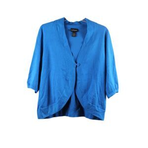Lane Bryant Blue Women's Light Knit Cardigan Sweater Long Sleeve 18/20W